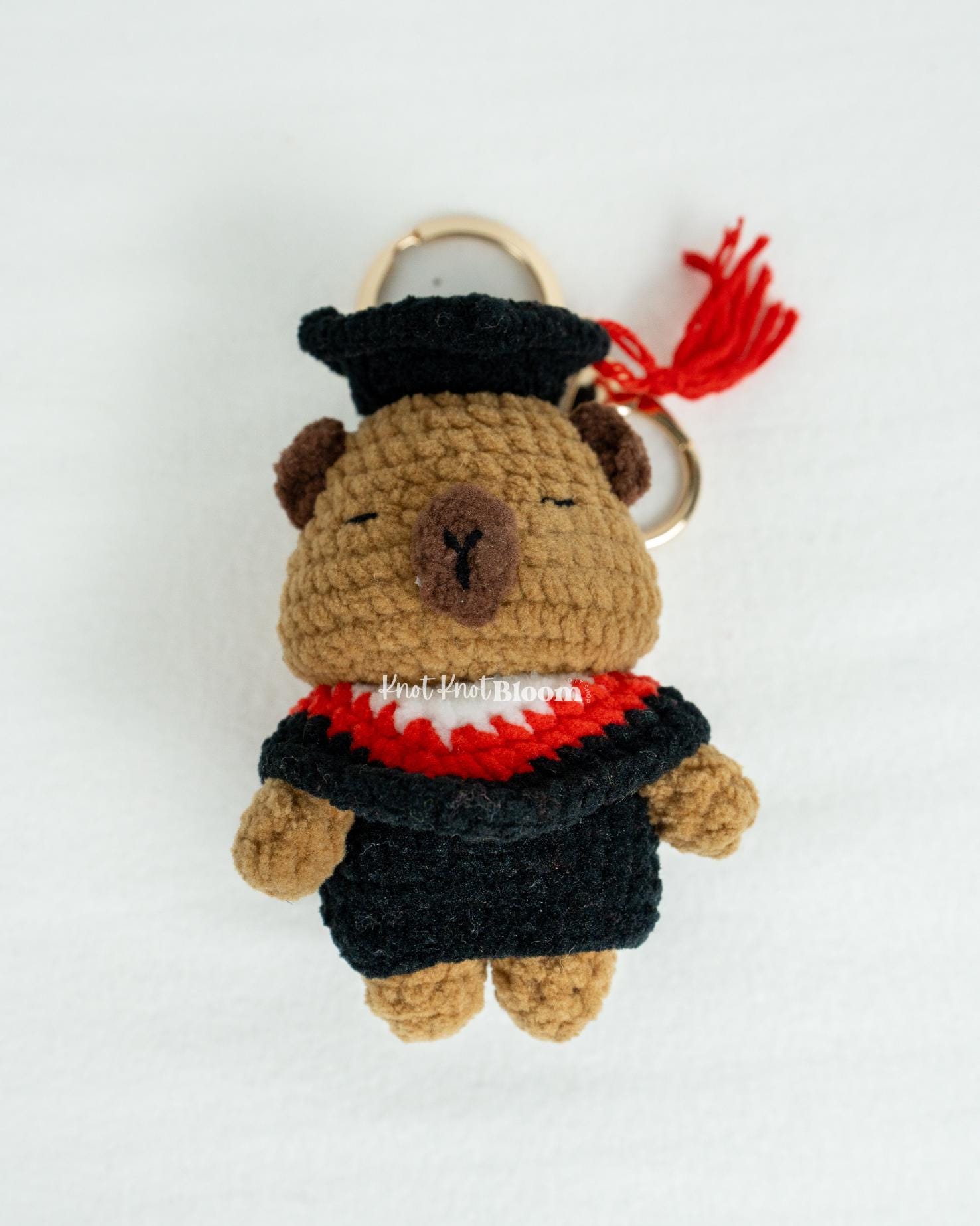 Crochet Animal Cow Bunny Pig Keychain / Bag Charm / Gift For Daughter, Girlfriend & Mum / Birthday Gift/ Xmas Gift / School Bag Keychain - Image 3